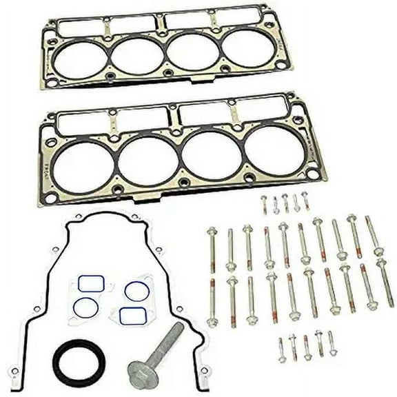 Michigan Motorsports LS9 Head Gaskets, Head Bolts & Cam Install Gasket Kit Fits 1997 to 2004 4.8 5.3 5.7 6.0 6.2 LS1 LS2 LQ9 LQ4 LS9