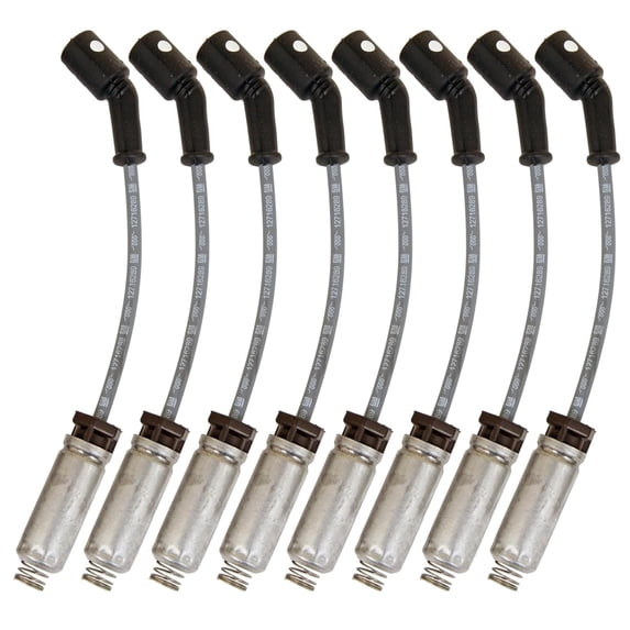 Michigan Motorsports OEM Spark Plug Wire Set | Like GM #12716289 | Fits 2014+ Gen V LT Engines 5.3L 6.2L 6.6L LT1 LT4 L83 L86 L84 L87 L8T L8B | Heat Shields Included