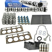 Michigan Motorsports Stage 2 Truck Camshaft Install Kit for GM/Chevy Gen III/IV LS 4.8L 5.3L LS Vortec Trucks (Includes Cam Kit, Gaskets, Lifters & Trays)