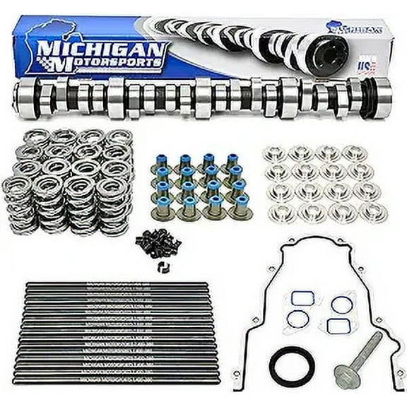 Michigan Motorsports Stage 4 LS1 Drift Cam for Cathedral Port LS 4.8 5.3 5.7 6.0 LS2 LS6 LM7 LQ4 LC9 Kit (Camshaft, Spring Set, Pushrods, Gasket Kit)
