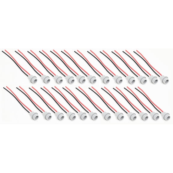 Michigan Motorsports Universal Light Socket Pigtail for 194 & T10 Bulbs -Fits Flat Panel Applications