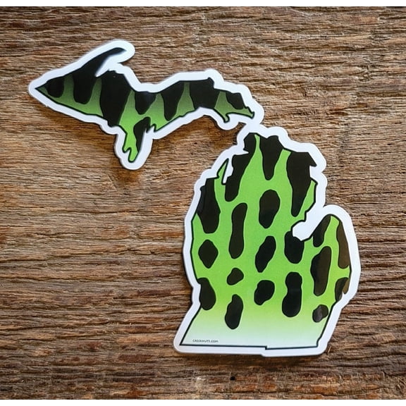 Michigan Musky Skin Sticker Decal