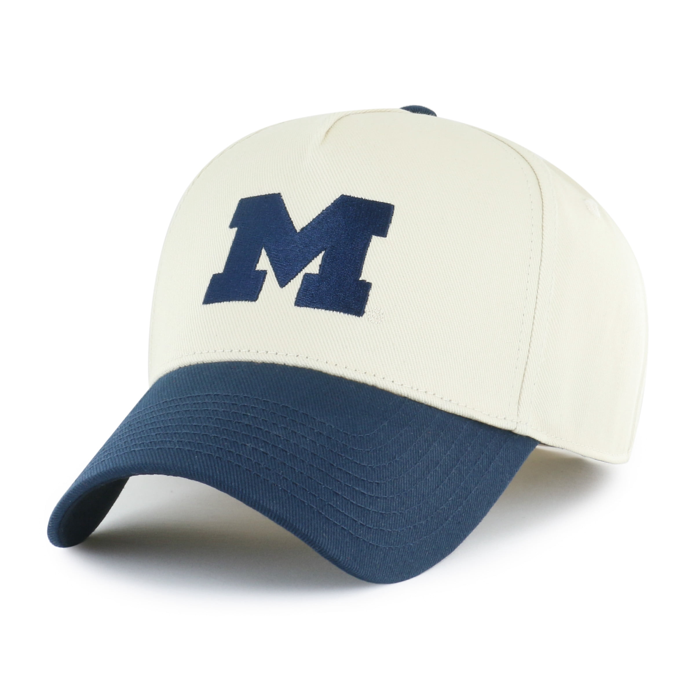NCAA Michigan Wolverines Two Tone Pinch Front Adjustable Hat