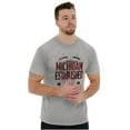 thumbnail image 1 of Michigan Outdoor Sailing Adventure Plus Size Crewneck Graphic Tee Shirt Brisco Brands 5X, 1 of 5