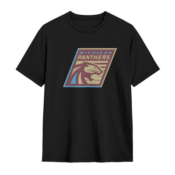Michigan Panthers T-Shirt Casual Tee Shirts For Men