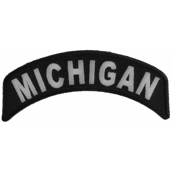 Michigan Patch Iron on State Rocker