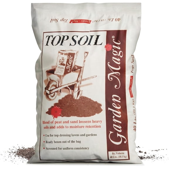 Michigan Peat 40 Pound Bag Organic Planting Potting Top Soil Blend Mix for Indoor and Outdoor Gardening and Landscapes, White