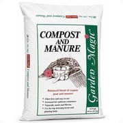 Michigan Peat 5240 Outdoor Garden Compost and Manure Blend, 40 Pound Bag