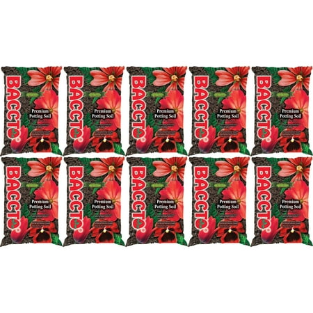 Michigan Peat All Purpose Potting Soil w Perlite Fertilizer, 50 lb (10 Pack)