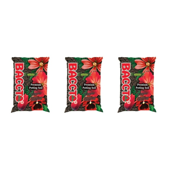 Michigan Peat All Purpose Premium Potting Soil w/Perlite, 50lbs (3 Pack)