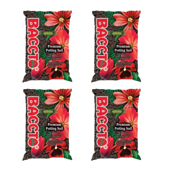 Michigan Peat All Purpose Premium Potting Soil w/Perlite, 50lbs (4 Pack)
