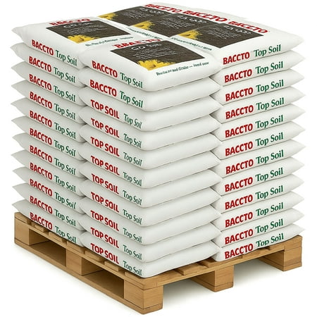 Michigan Peat Baccto Top Soil with Reed Sedge, Peat and Sand, 50 lb Bag, 50 Pack
