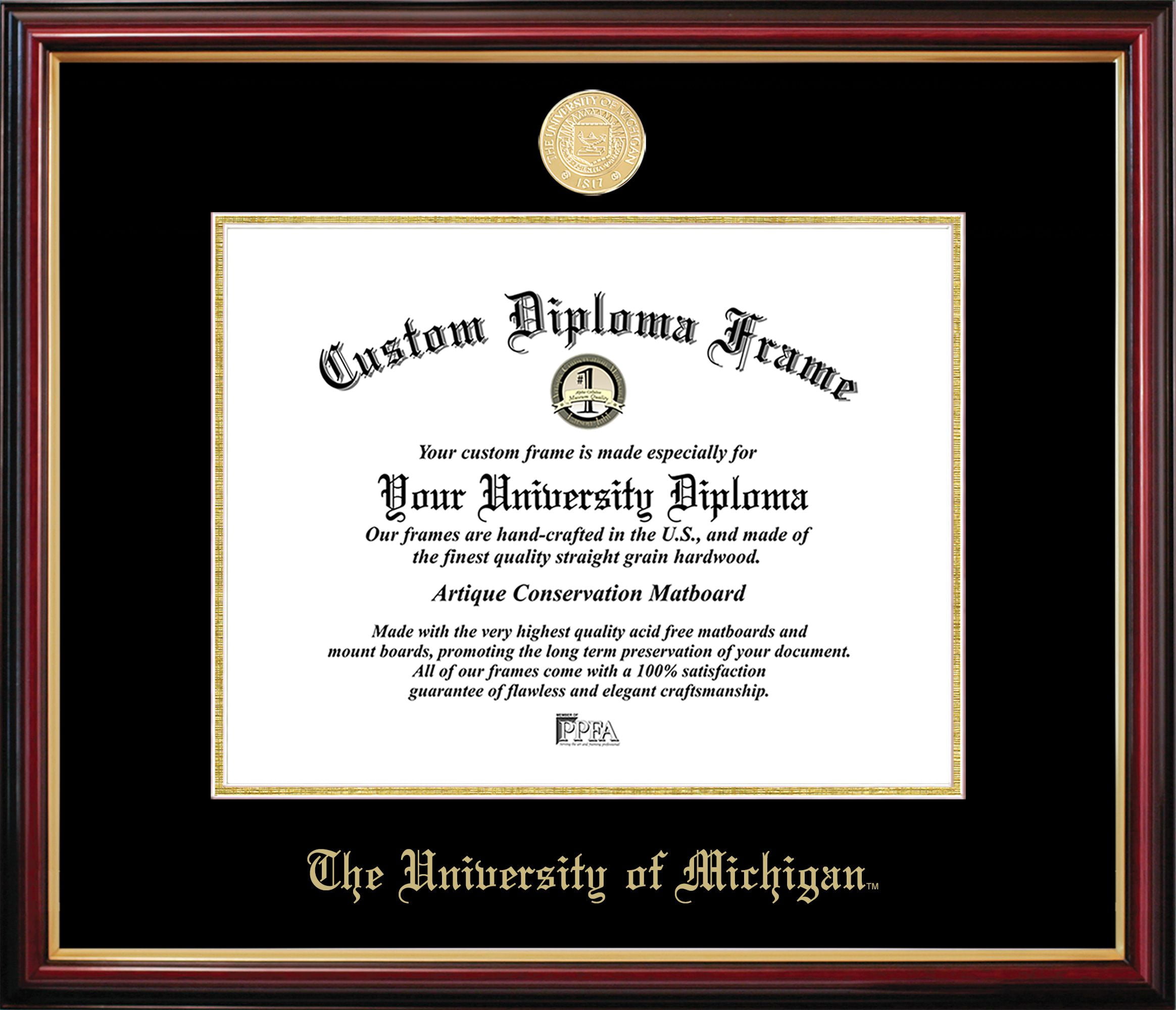 Michigan Petite Diploma Frame