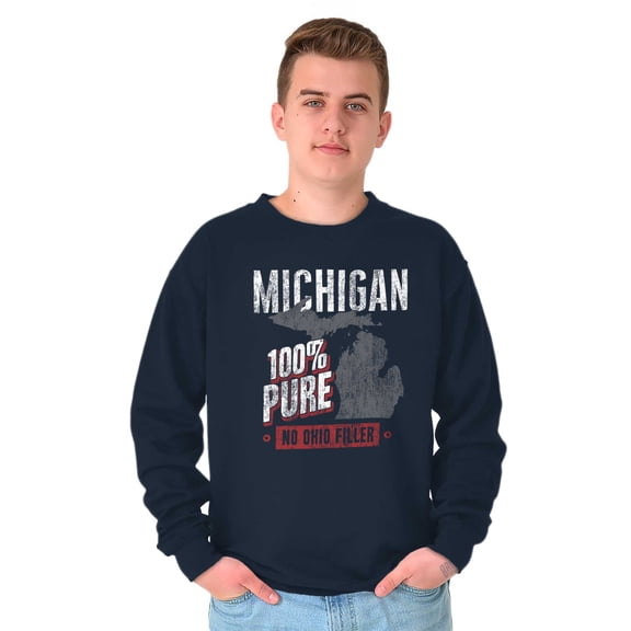Michigan Pure Funny Ohio Rivalry Unisex Plus Size Sweatshirt Brisco Brands 5X