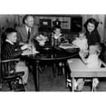 thumbnail image 1 of Michigan Representative Gerald Ford Has Dinner With Wife Betty And Their Four Children Mike History, 1 of 2
