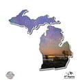 thumbnail image 1 of Michigan Starry Skies - 8" Vinyl Sticker - For Car Laptop I-Pad - Waterproof Decal, 1 of 1
