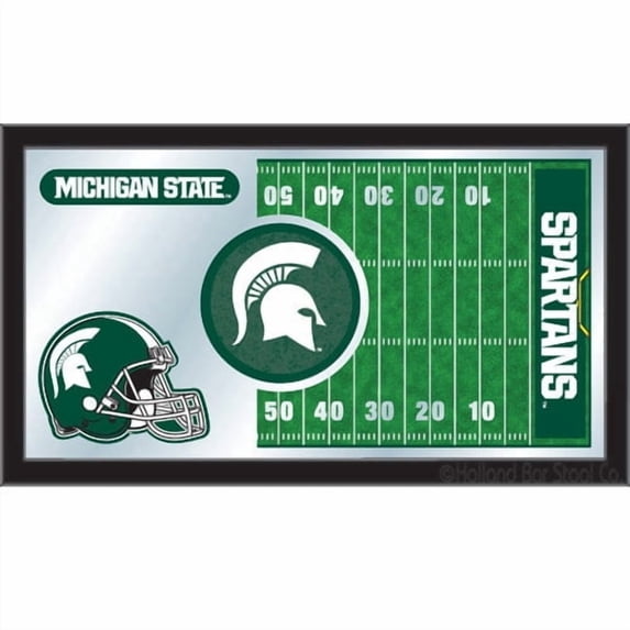 Michigan State Spartans 15" x 26" Football Mirror