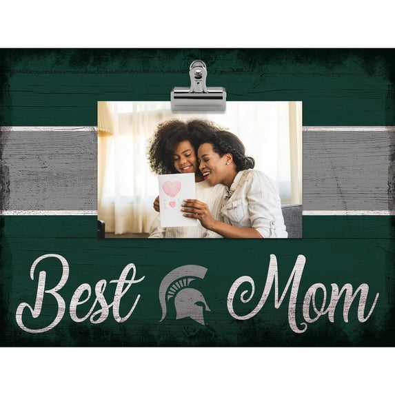 Michigan State Spartans 10.5'' x 8'' Best Mom Clip Frame