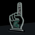 thumbnail image 1 of Michigan State Spartans 10" LED Tabletop Foam Finger Desklite Sign, 1 of 1