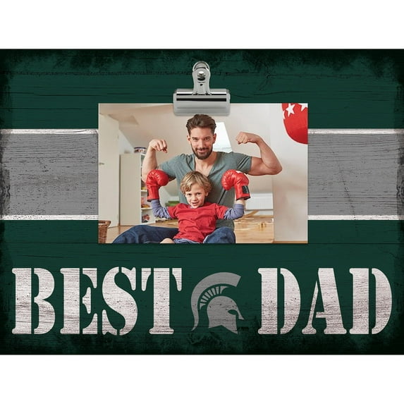 Michigan State Spartans 10'' x 10'' Best Dad Clip Frame