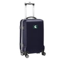 thumbnail image 1 of Navy Michigan State Spartans 20" 8-Wheel Hardcase Spinner Carry-On, 1 of 5