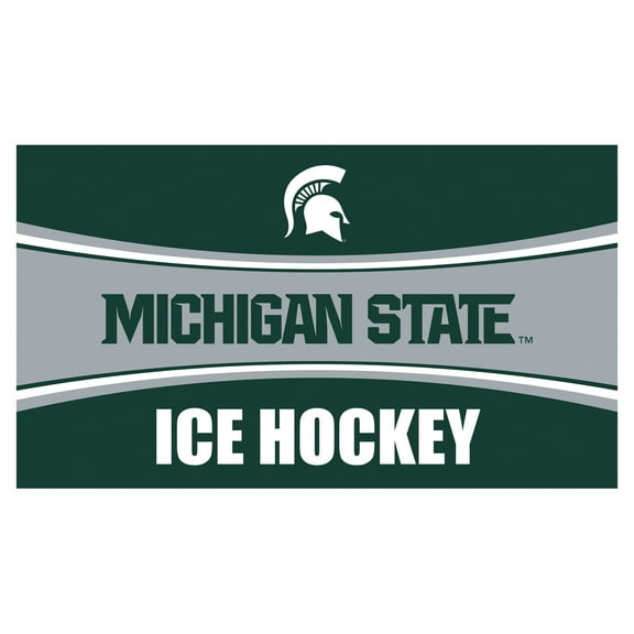 Michigan State Spartans 28" x 16" Ice Hockey Trapper Door Mat