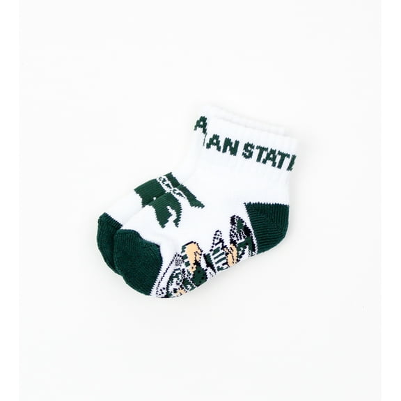 Michigan State Spartans Baby Quarter Sock - Donegal Bay - Unisex - Infant - Quarter