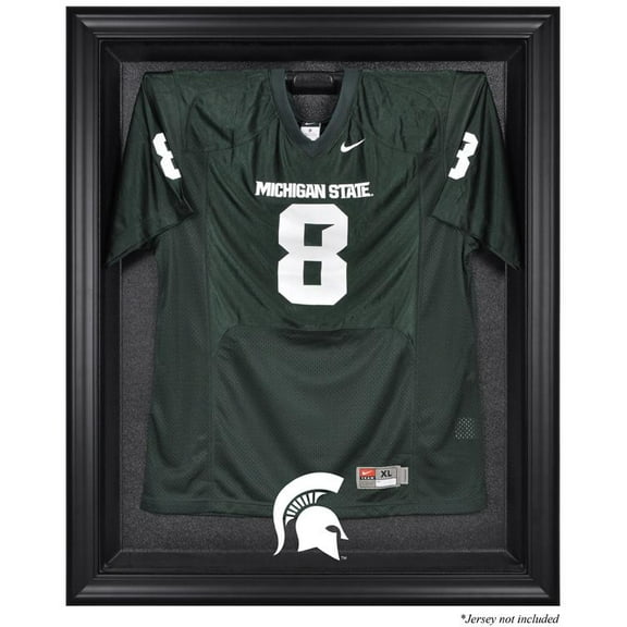 Michigan State Spartans Black Framed Logo Jersey Display Case
