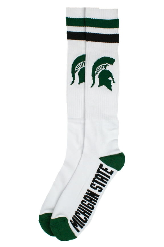 Michigan State Spartans Green Tube Socks - Donegal Bay - Unisex - One Size - Knee-High