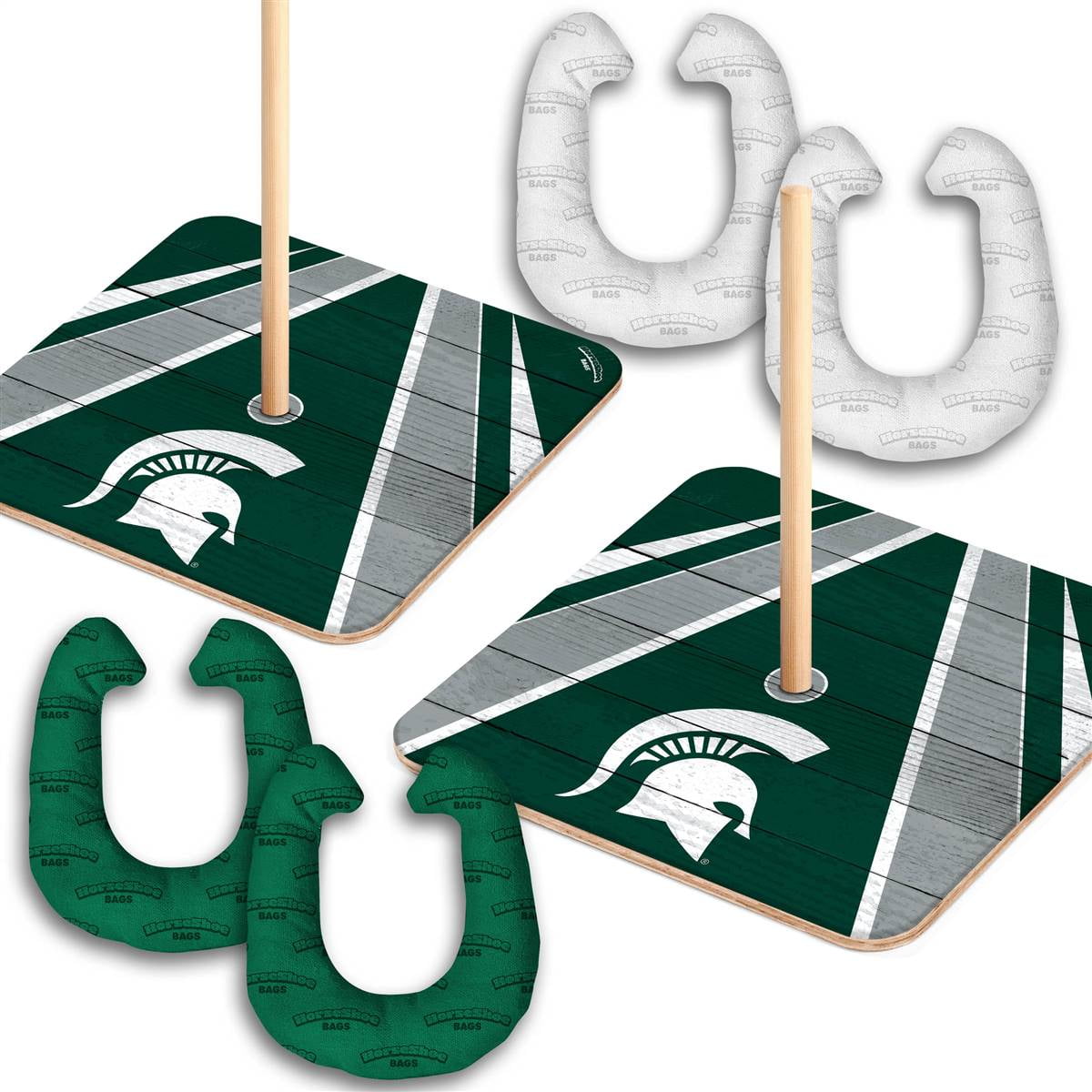 YouTheFan NCAA Michigan State Spartans HorseShoe Bags