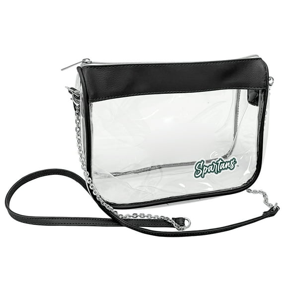 Michigan State Spartans Hype Stadium Crossbody Clear Bag