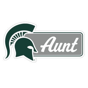 Michigan State Spartans Proud Aunt Die Cut Decal Officially Licensed Collegiate Product (3-Inches Wide)