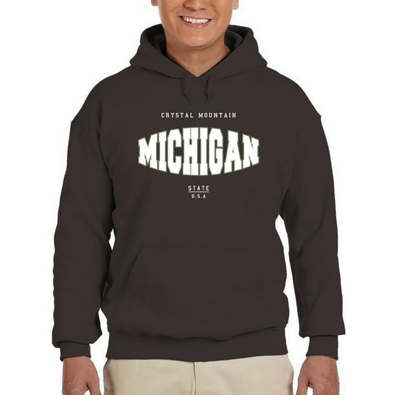 Michigan State Sports Style Hoodie Men -Image by Shutterstock, Male x-Large