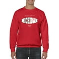 thumbnail image 1 of Michigan State Sports Style Sweatshirt Men - Men Sweatshirt, Red, Medium, 1 of 4