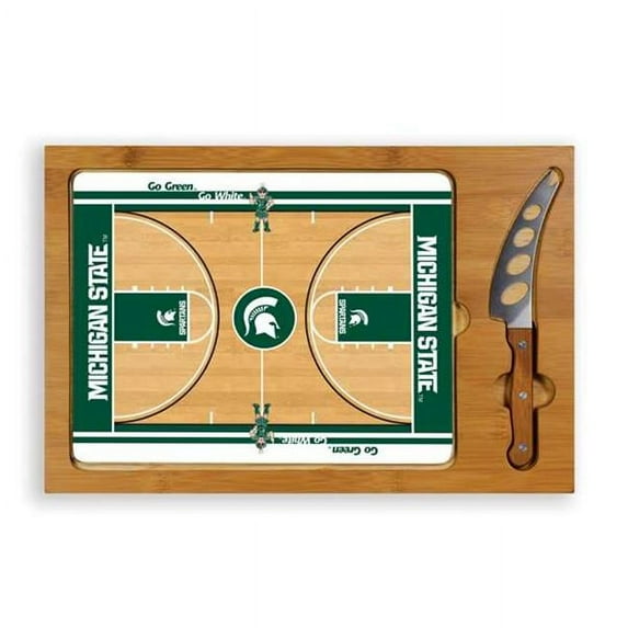 Michigan State University Glass Top Cutting Board