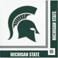 thumbnail image 1 of Michigan State University Paper Beverage Napkins 20 Count for 10 Guests, 1 of 2