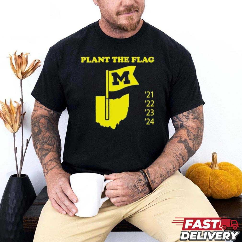 Michigan Team Wolverines Football Plant The Flag Ohio Team State