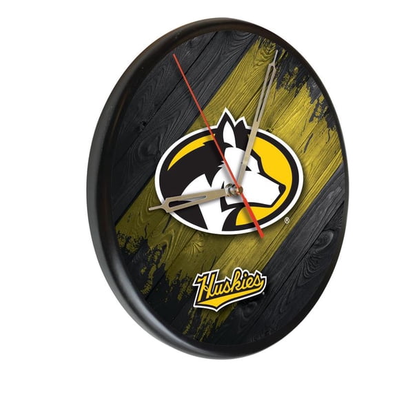 Michigan Tech University 13" Solid Wood Clock