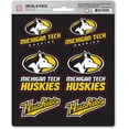 thumbnail image 1 of Michigan Tech University Huskies 6-Piece Decal Sticker Set, 5x6 Inch Sheet, Gift for football fans for any hard surfaces around home, automotive, personal items, 1 of 4