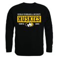 thumbnail image 1 of Michigan Technological University Huskies Established Crewneck Pullover Sweatshirt Sweater Black Small, 1 of 2