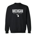 thumbnail image 1 of Michigan The Great Lakes State Crewneck Sweatshirt, 1 of 3