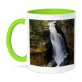 thumbnail image 1 of 3dRose, Michigan, Upper Peninsula. Miners Waterfalls - US23 BJA0124 - Jaynes Gallery, 15oz Two-Tone Green Mug, 1 of 7