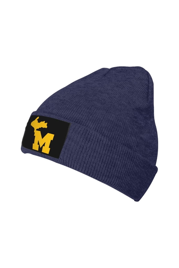 Michigan Us Knit Beanie Acrylic Knitted Hat Men Beanie Winter Warm Beanies Women Casual Skullies Outdoor