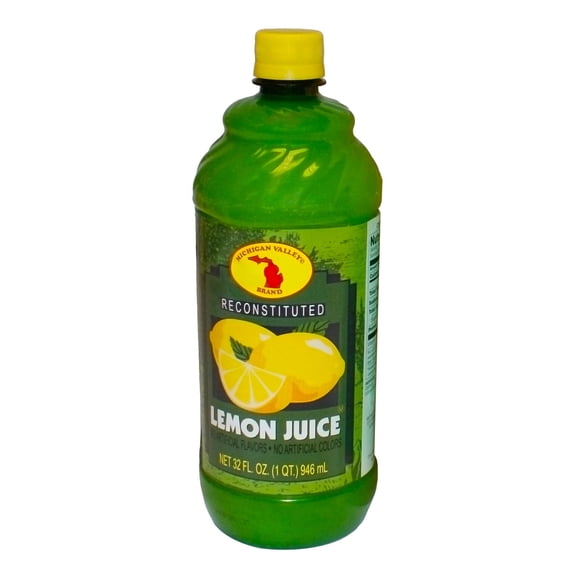 Michigan Valley Reconstituted Lemon Juice, 32 fl oz