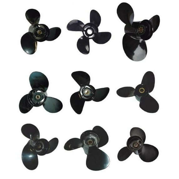 Michigan Wheel 031076 10-1/4" x 14 RH Al 3 Blade Cupped MI Match Propeller 35-65 Hp