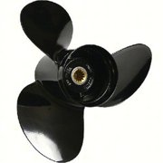 Michigan Wheel 101033 13-1/4" x 17 RH Al 3 Blade Cupped Propeller, Black V4