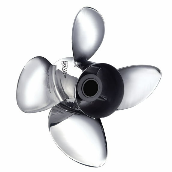 Michigan Wheel 993203 Apollo A-Series 4-Blade Stainless Steel Propeller - RH, 14-5/8" Diameter x 16" Pitch
