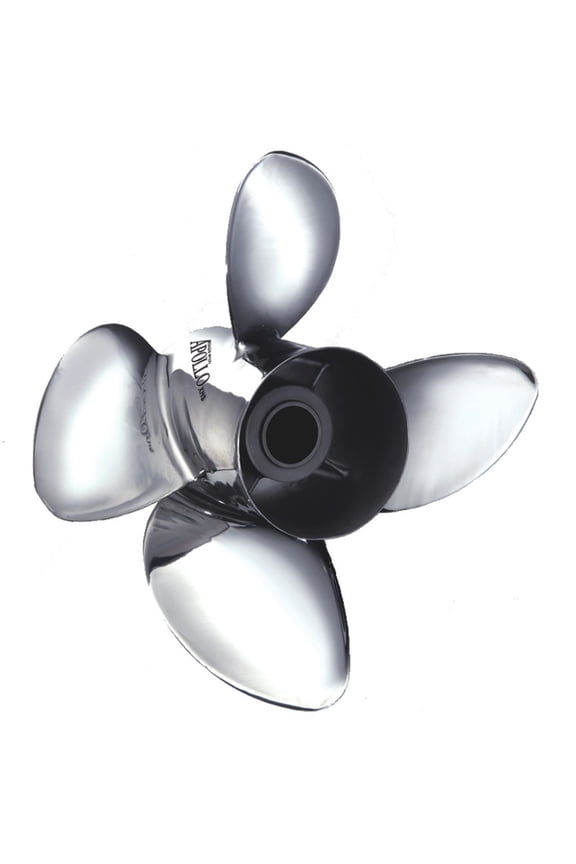 993216 Apollo A-Series 4-Blade Stainless Steel Boat Propeller - LH, 14 In. Diameter x 22 In. Pitch