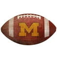 thumbnail image 1 of Michigan Wolverines 12'' Football Sign, 1 of 1