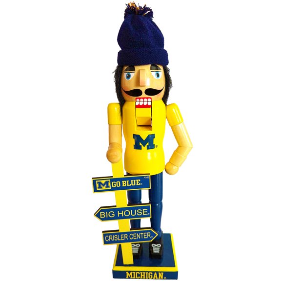 Michigan Wolverines 12" Mascot Nutcracker